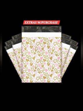 15ct. 19x24 Polymailers Random Thank You Cards/Stickers  ✨️PRICE FIRM✨️